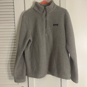 Patagonia Gray Fleece Pullover